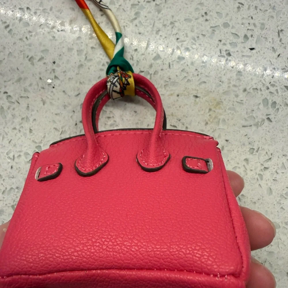 Bundle of 3, Brand New Mini Designer Inspired Bags 🧡🩷💙 - Picture 6 of 10